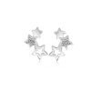 Silver Star Wishes Crystal Earrings