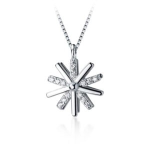 Spinning Starburst Pendant Necklace