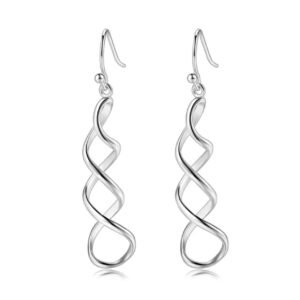 Double Helix Dangle Earrings