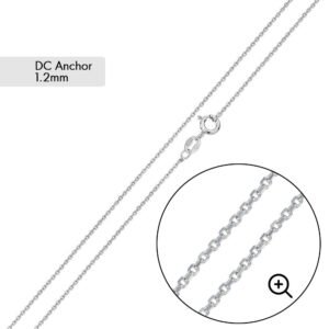 Diamond Cut Anchor 030 Chain 1.2mm