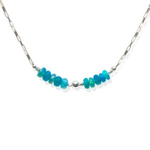 Candied Opal Layering Necklace - Various Colors and Finishes Available